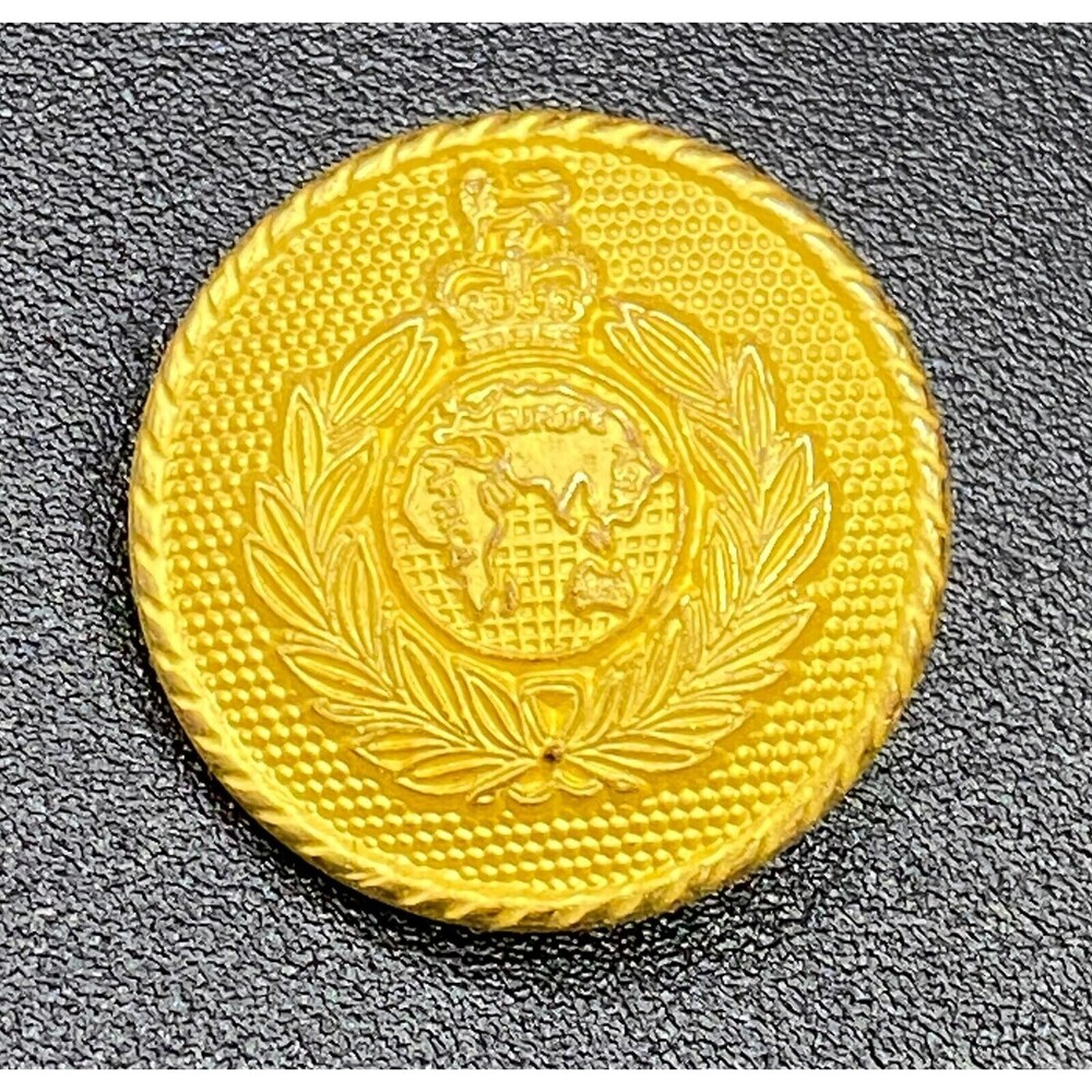 Royal Marines Gold Tone London Badge & Button Co Replacement Button - Large